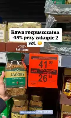 ALDI Kawa rozpuszczalna Jacobs Krönung oferta