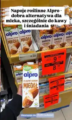 ALDI Napój migdałowy Alpro Delikatnie Kremowy oferta