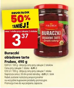 Twój Market Buraczki obiadowe tarte Frubex oferta