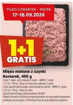 Twój Market Mięso mielone z szynki Koniarek oferta