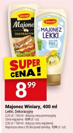 Twój Market Majonez Winiary, Lekki, Dekoracyjny oferta