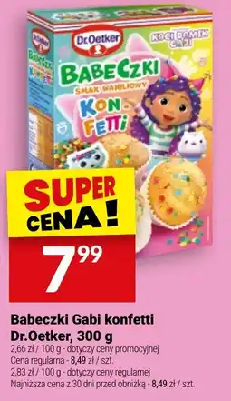 Twój Market Babeczki Gabi konfetti Dr.Oetker oferta