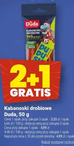 Twój Market Kabanoski drobiowe Duda oferta