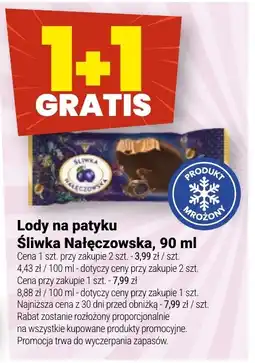 Twój Market Lody na patyku Śliwka Nałęczowska oferta