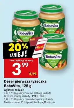 Twój Market Deser pierwsza łyżeczka BoboVita oferta