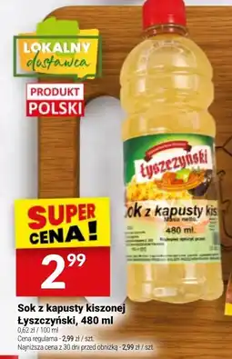 Twój Market Sok z kapusty kiszonej Łyszczyński oferta
