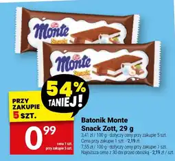Twój Market Batonik Monte Snack Zott oferta