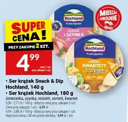 Twój Market Ser krążek Snack & Dip Hochland oferta