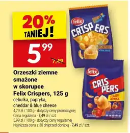 Twój Market Orzeszki ziemne smażone w skorupce Felix Crispers oferta