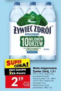 Twój Market Woda niegazowana Żywiec Zdrój oferta