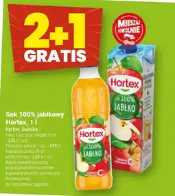 Twój Market Sok 100% jabłkowy Hortex oferta