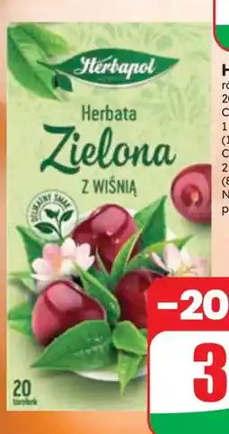 Dino Herbata zielona kwitnąca wiśnia Herbapol oferta