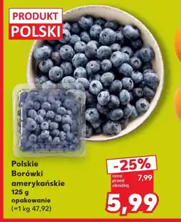 Kaufland Borówki amerykańskie Polski oferta