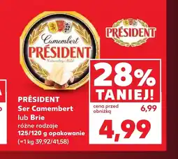 Kaufland Ser pleśniowy President oferta