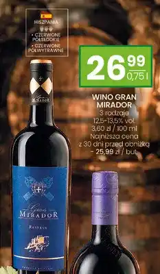 Twój Market Wino Gran Mirador oferta