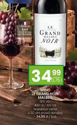 Twój Market Wino czerwone Le Grand Noir Malbec oferta