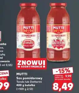 Kaufland Sos pomidorowy Mutti oferta