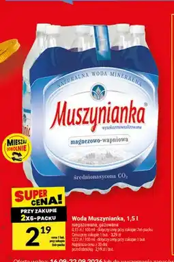 Twój Market Woda niegazowana Muszynianka oferta