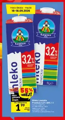 Twój Market Mleko UHT Łowickie Premium 3,2% oferta