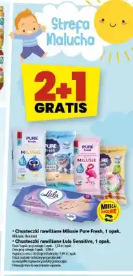 Twój Market Chusteczki nawilżane Milusie Pure Fresh oferta