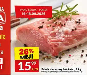 Twój Market Schab wieprzowy bez kości oferta