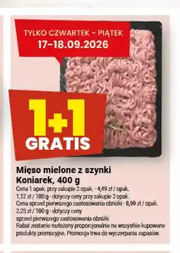 Twój Market Mięso mielone z szynki Koniarek oferta