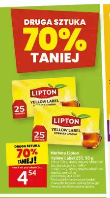 Twój Market Herbata Lipton Yellow Label 25T oferta