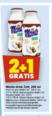 Twój Market Monte drink Zott oferta