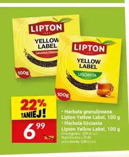 Twój Market Herbata granulowana Lipton Yellow Label oferta