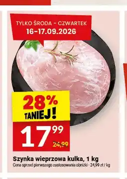 Twój Market Szynka wieprzowa kulka oferta