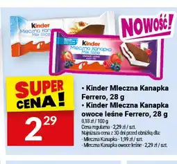 Twój Market Kinder Mleczna Kanapka Ferrero oferta