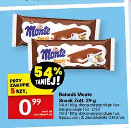 Twój Market Batonik Monte Snack Zott oferta