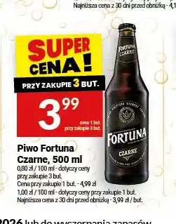 Twój Market Piwo Fortuna Czarne oferta