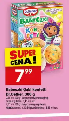 Twój Market Babeczki Gabi konfetti Dr.Oetker oferta