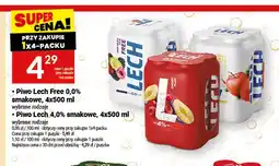 Twój Market Piwo bezalkoholowe Lech smakowe 4-pak oferta