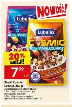 Twój Market Płatki Cosmic rakiety choco Lubella oferta