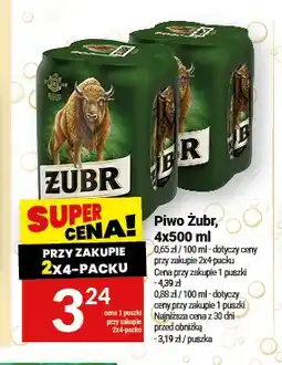 Twój Market Piwo Żubr 4-pak oferta