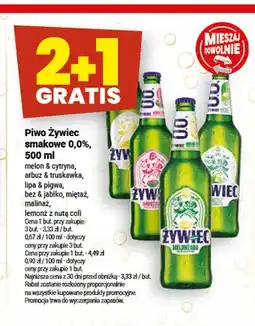 Twój Market Piwo bezalkoholowe Żywiec smakowe melon & cytryna oferta