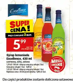 Twój Market Syrop lemoniada Excellence żółta oferta