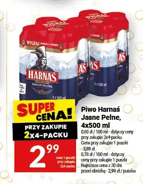 Twój Market Piwo Harnaś 4-pak oferta