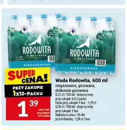 Twój Market Woda niegazowana Rodowita oferta