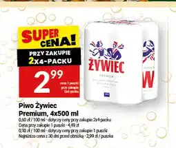 Twój Market Piwo Żywiec Premium 4-pak oferta