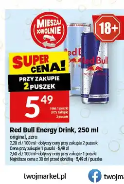 Twój Market Napój energetyczny Red Bull Energy Drink original oferta