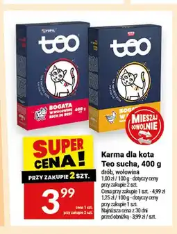 Twój Market Karma dla kota Teo sucha drób oferta