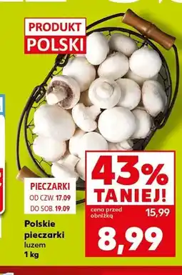 Kaufland Pieczarki polskie luzem oferta
