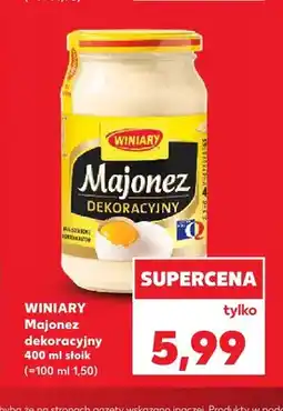 Kaufland Majonez dekoracyjny Winiary oferta