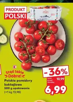 Kaufland Pomidory koktajlowe polskie Stąd Takie Dobre! oferta