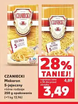 Kaufland Makaron 5-jajeczny krajanka Czaniecki oferta