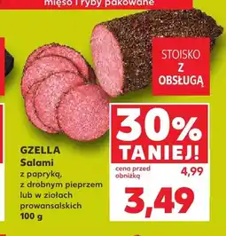 Kaufland Salami z papryką Gzella oferta