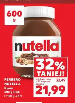 Kaufland Krem Nutella Ferrero oferta